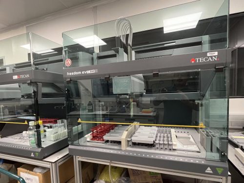 Tecan Evo 100 And 150 For Screening And Optimization Construction